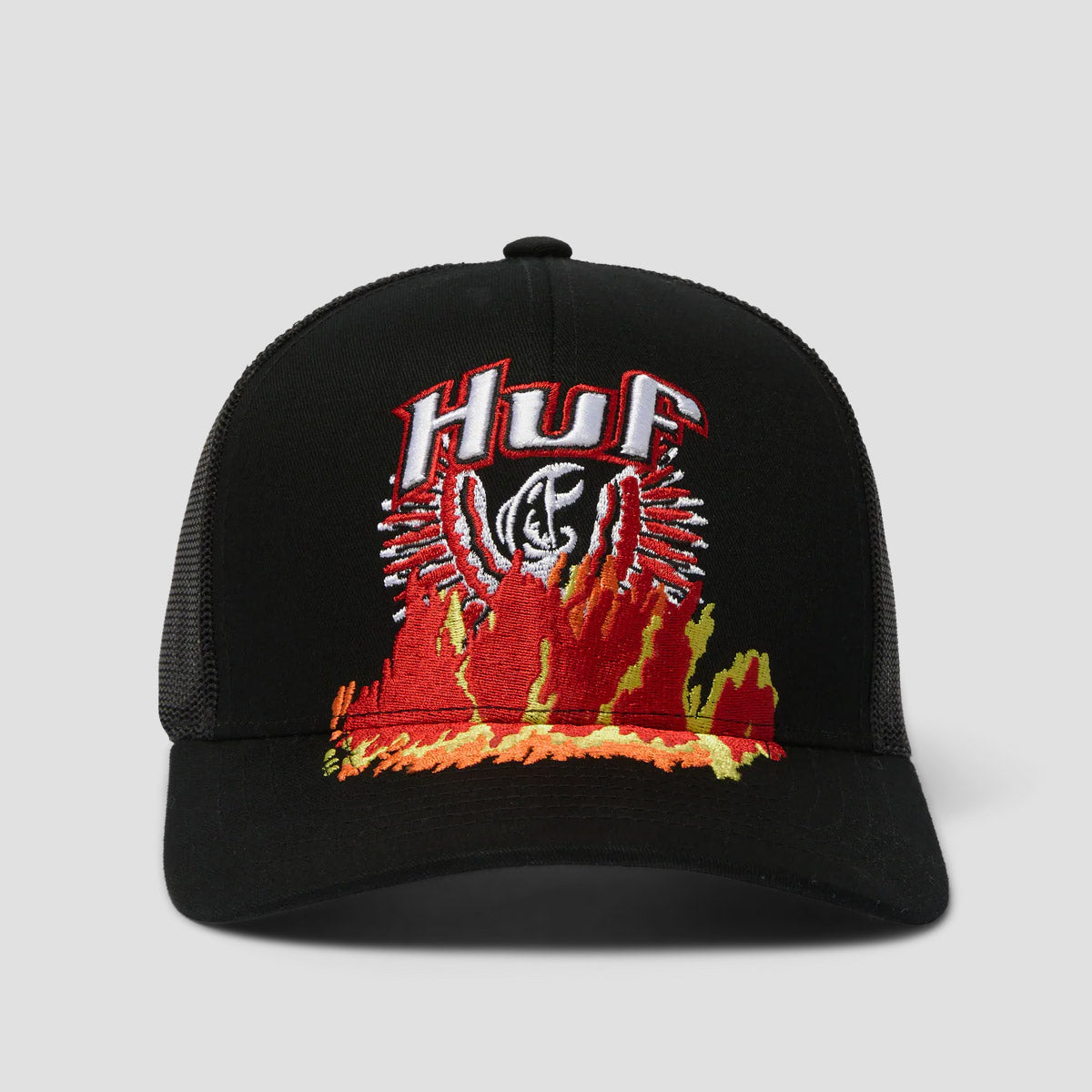 HUF Phoenix Trucker Black