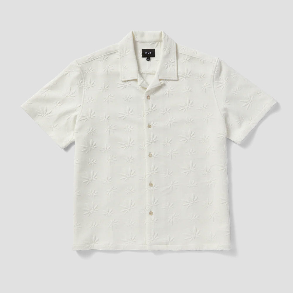HUF Plantlife Jacquard Shirt White
