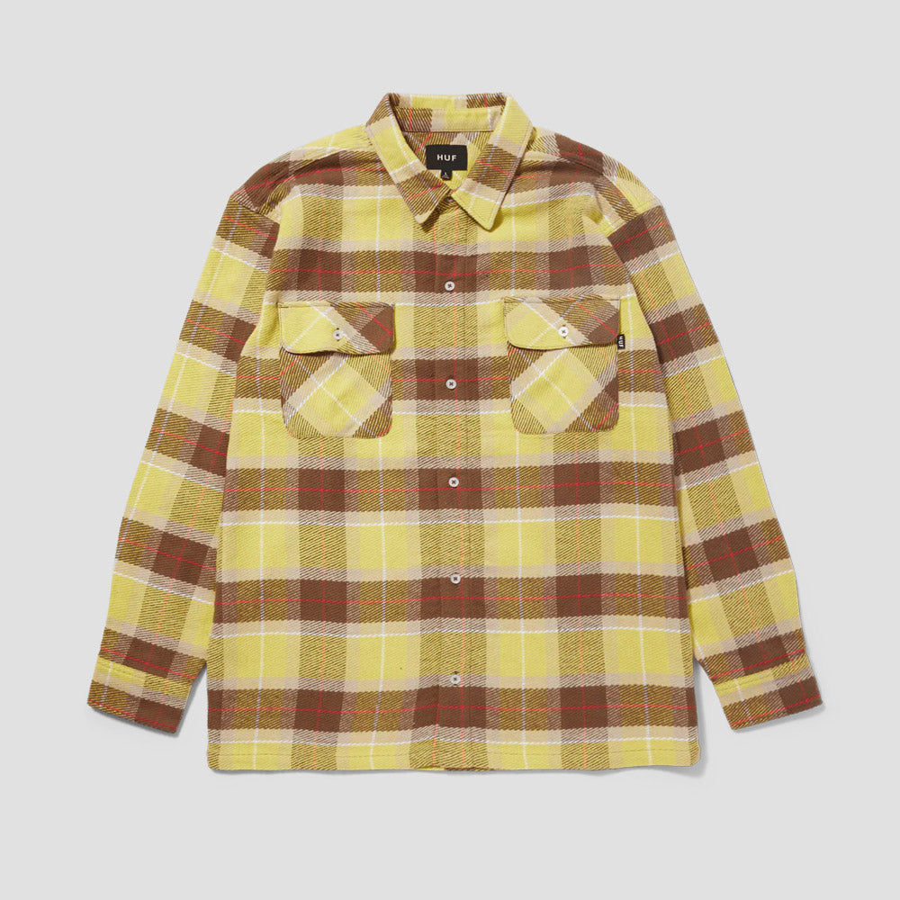HUF Prescott Flannel Shirt Yellow