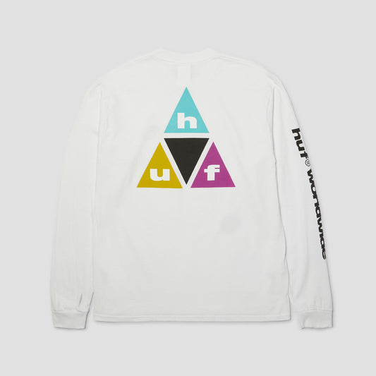 HUF Prism TT Longsleeve T-Shirt White