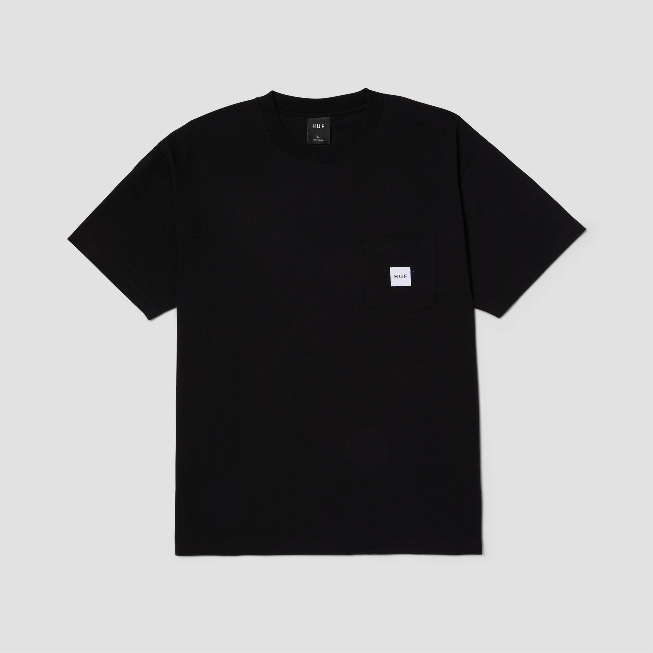 HUF Huf Set Box Logo Shortsleeve Pocket T-Shirt Black