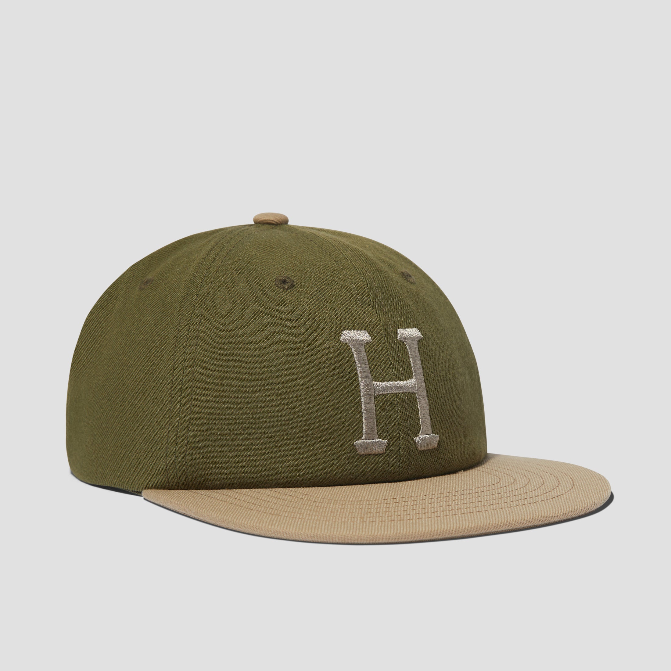 HUF Set Classic H Panel Cap Olive - Main Image