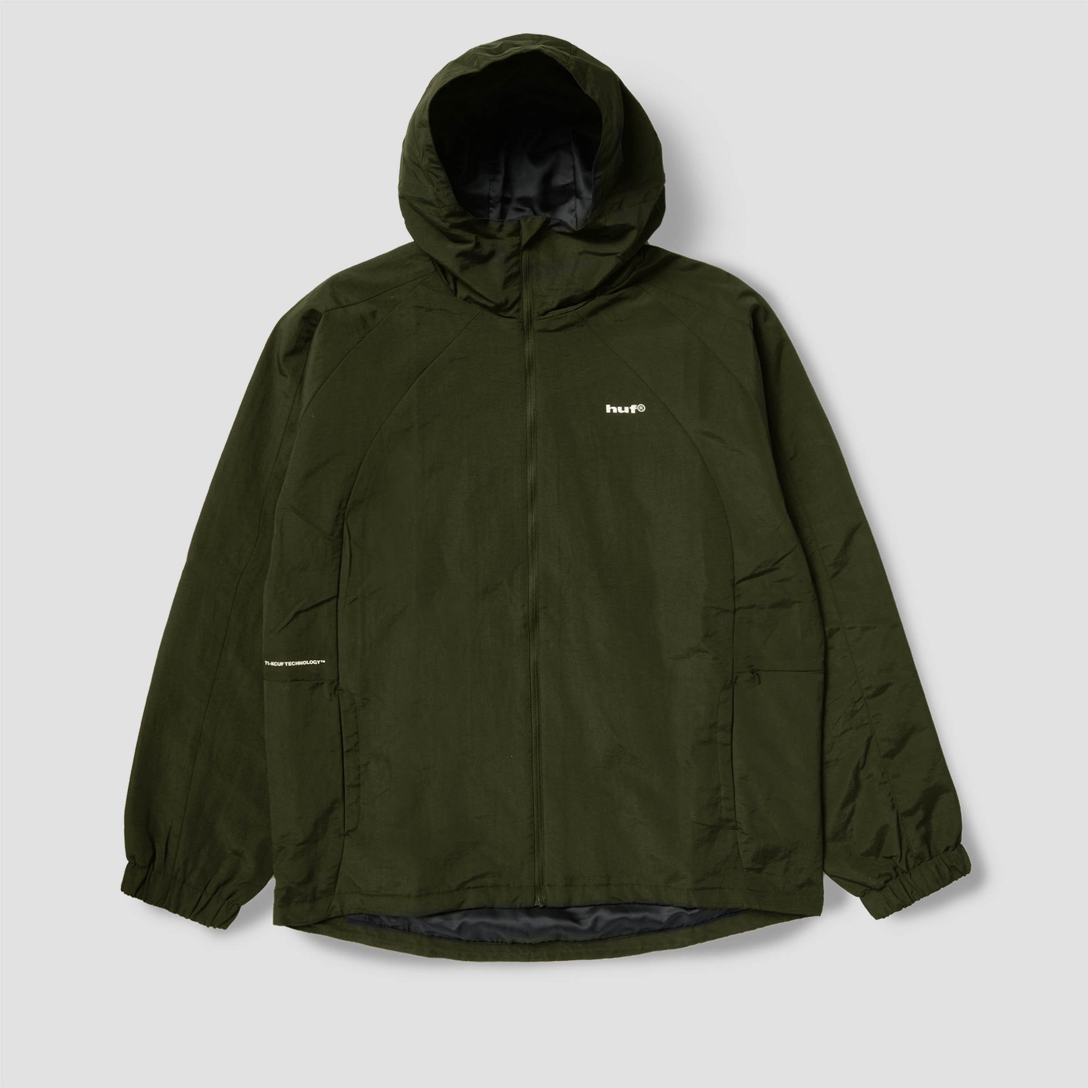 HUF Set Shell Jacket Hunter Green - Main Image