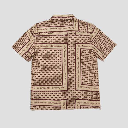 HUF Scarf Shortsleeve Resort Top Tan