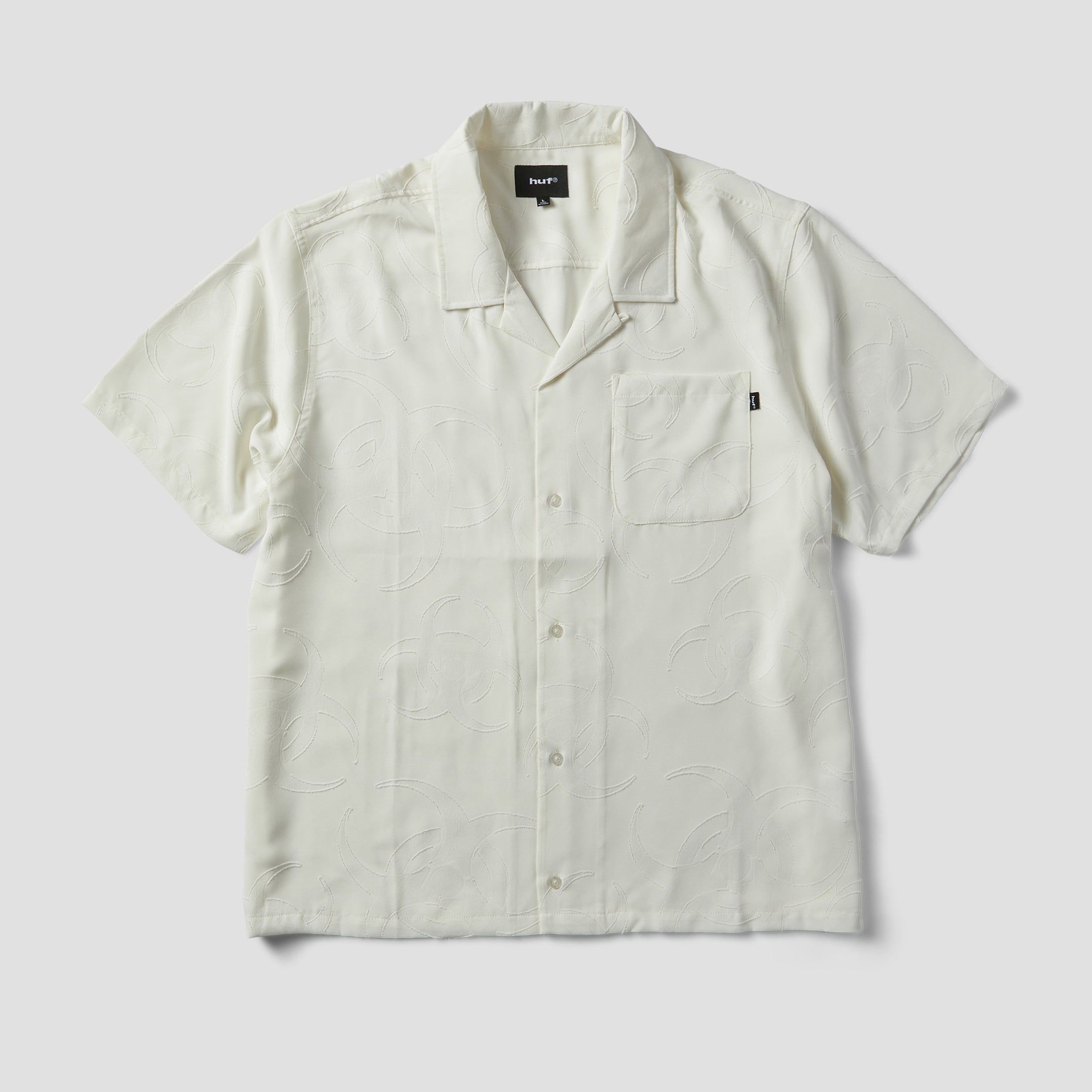 HUF Sector Jacquard Shortsleeve Shirt Bleach