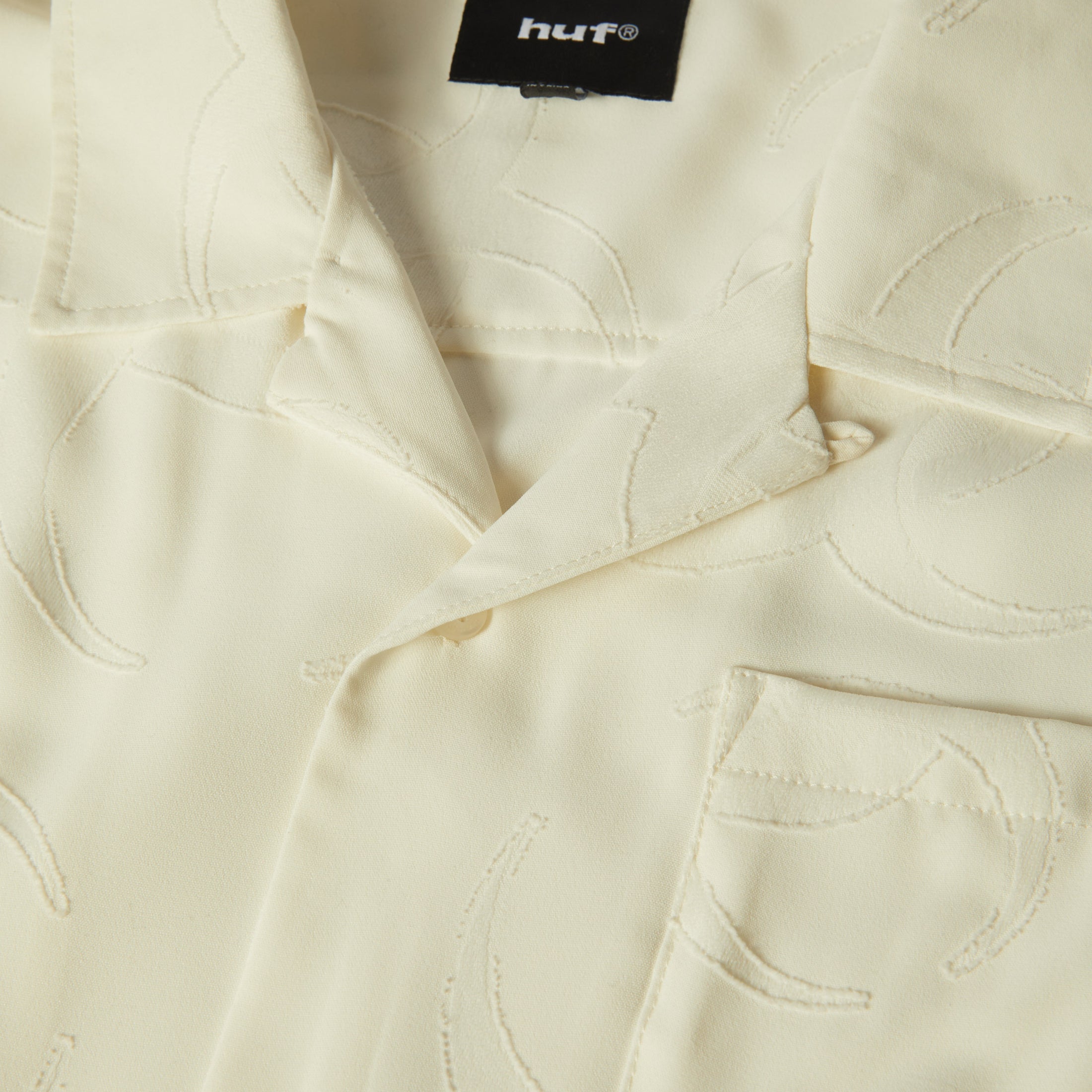 HUF Sector Jacquard Shortsleeve Shirt Bleach