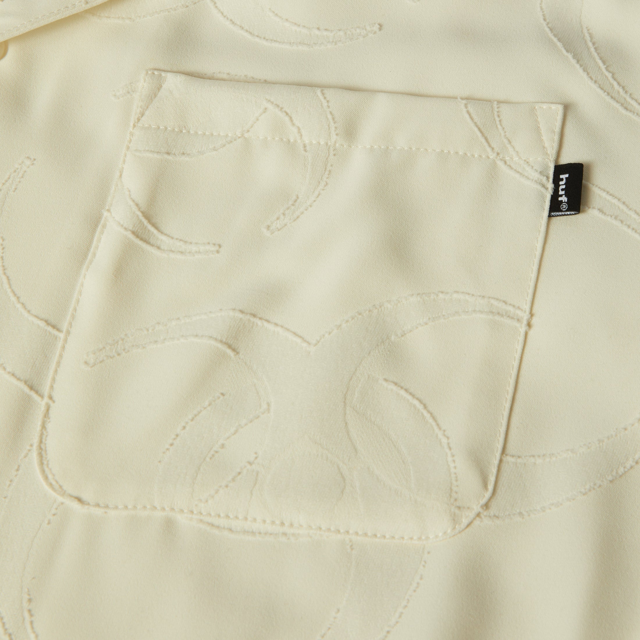 HUF Sector Jacquard Shortsleeve Shirt Bleach