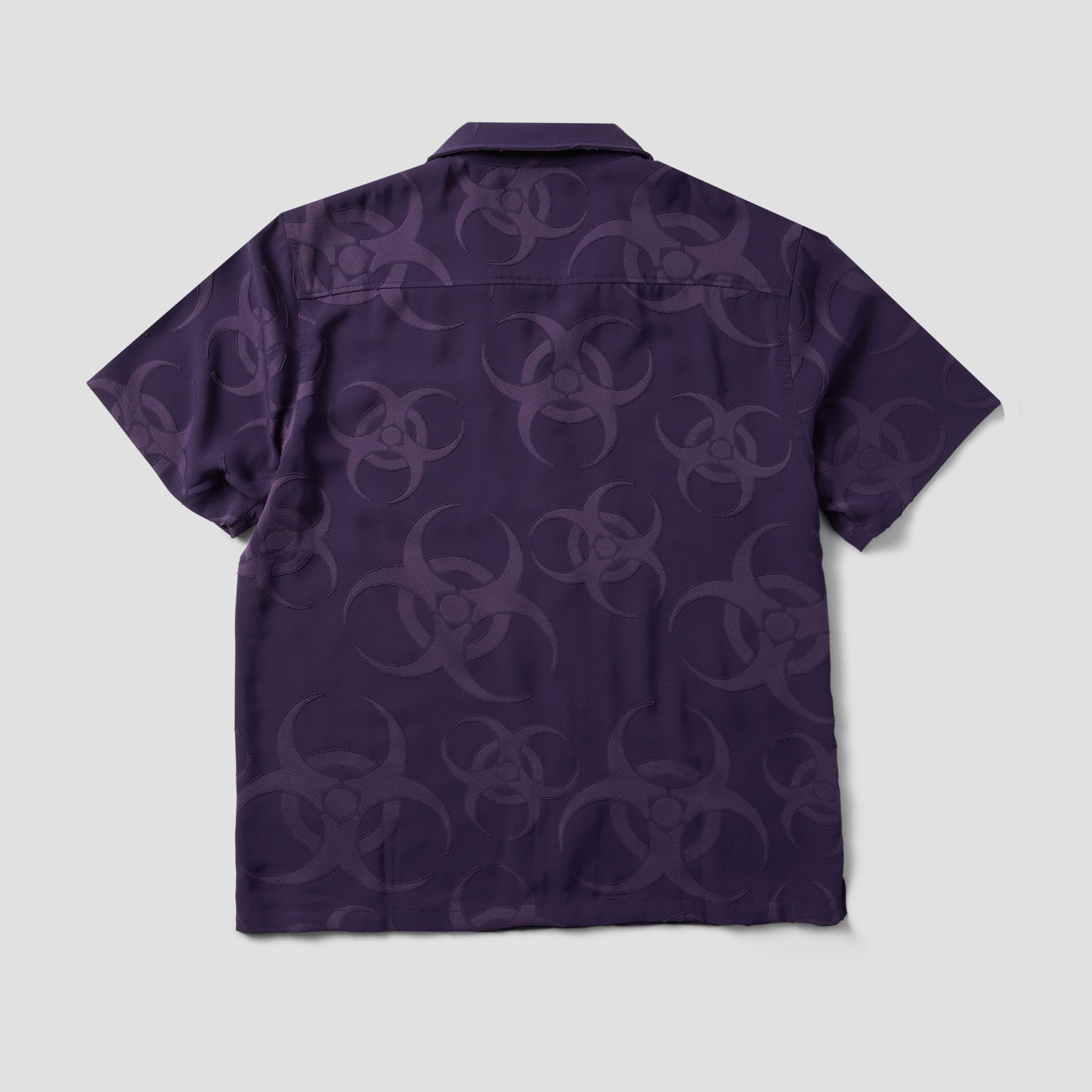 HUF Sector Jacquard Shortsleeve Shirt Dark Berry