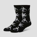 Load image into Gallery viewer, HUF Sector Plantlife Socks Black
