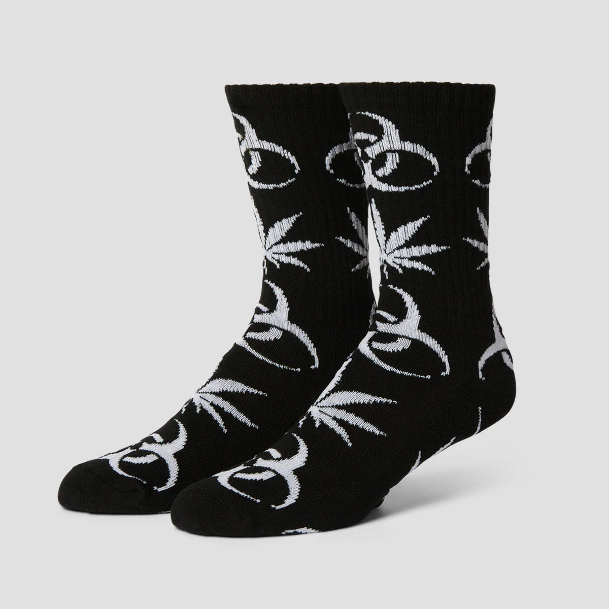 HUF Sector Plantlife Socks Black
