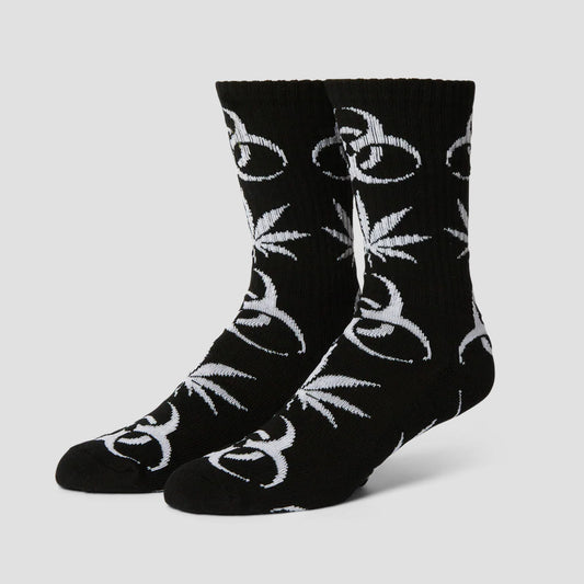 HUF Sector Plantlife Socks Black