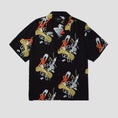 Load image into Gallery viewer, HUF Skidrokyo Shortsleeve Resort Top Black
