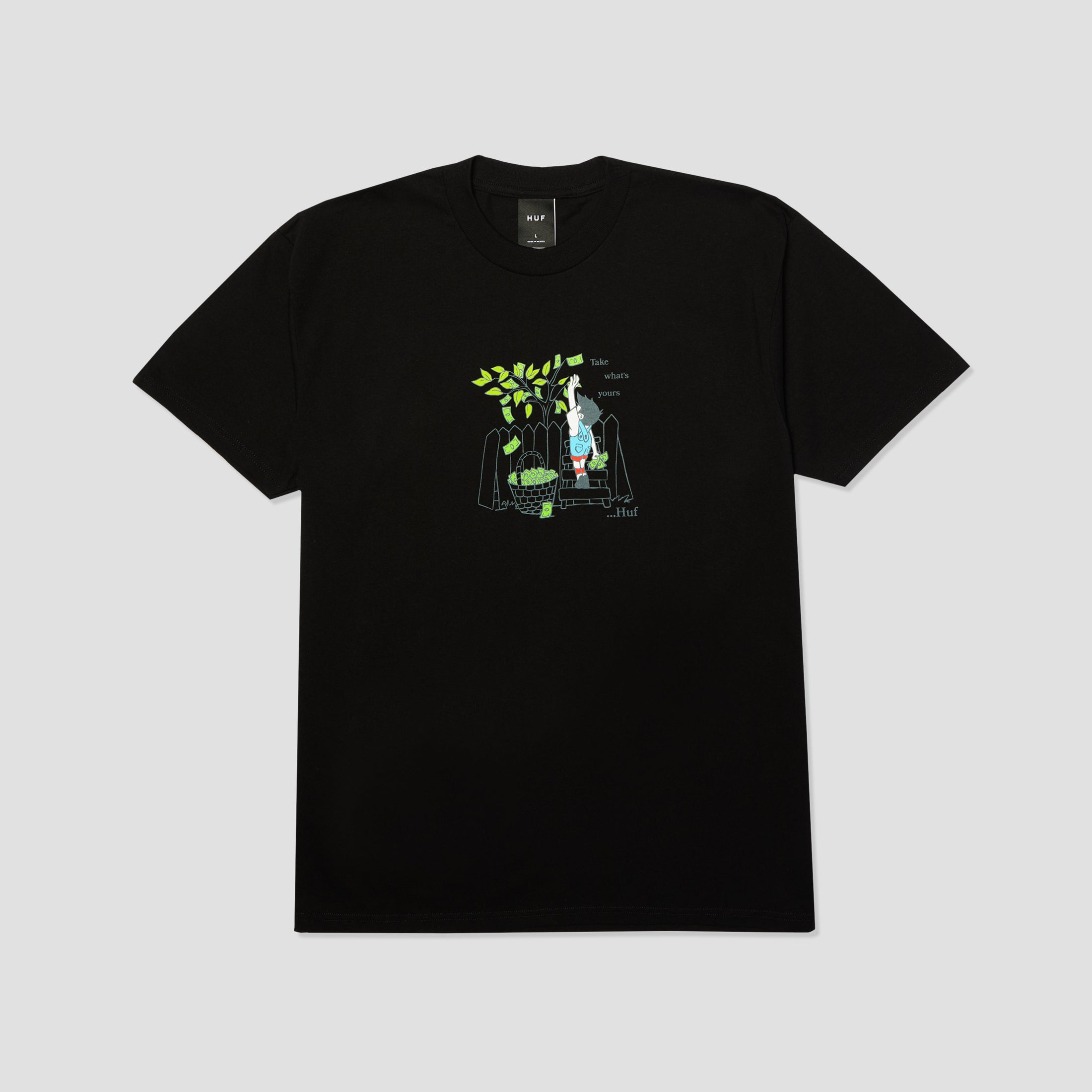 HUF Take Yours T-Shirt Black