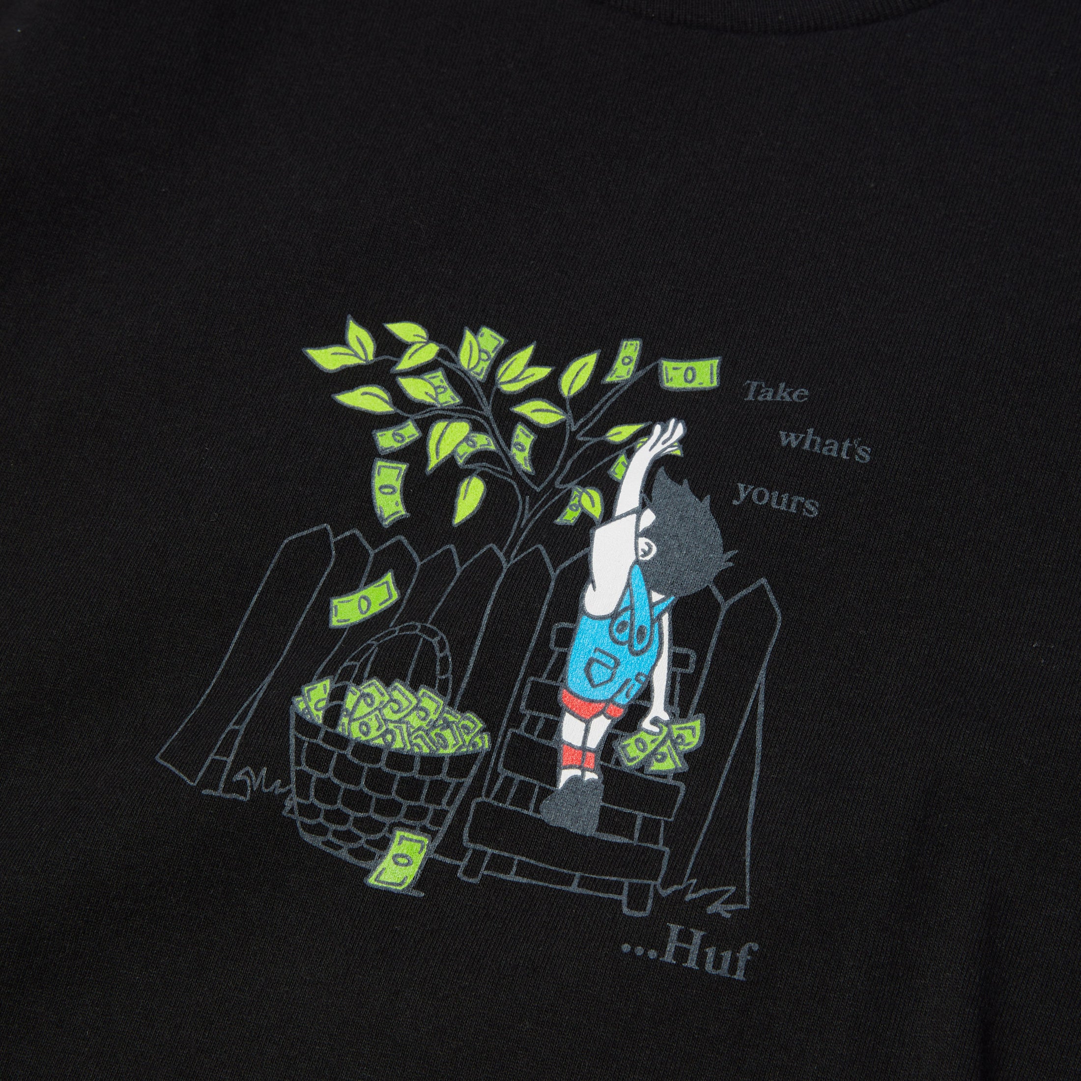 HUF Take Yours T-Shirt Black