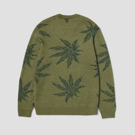 HUF Tribal Crewneck Sweater Avocado