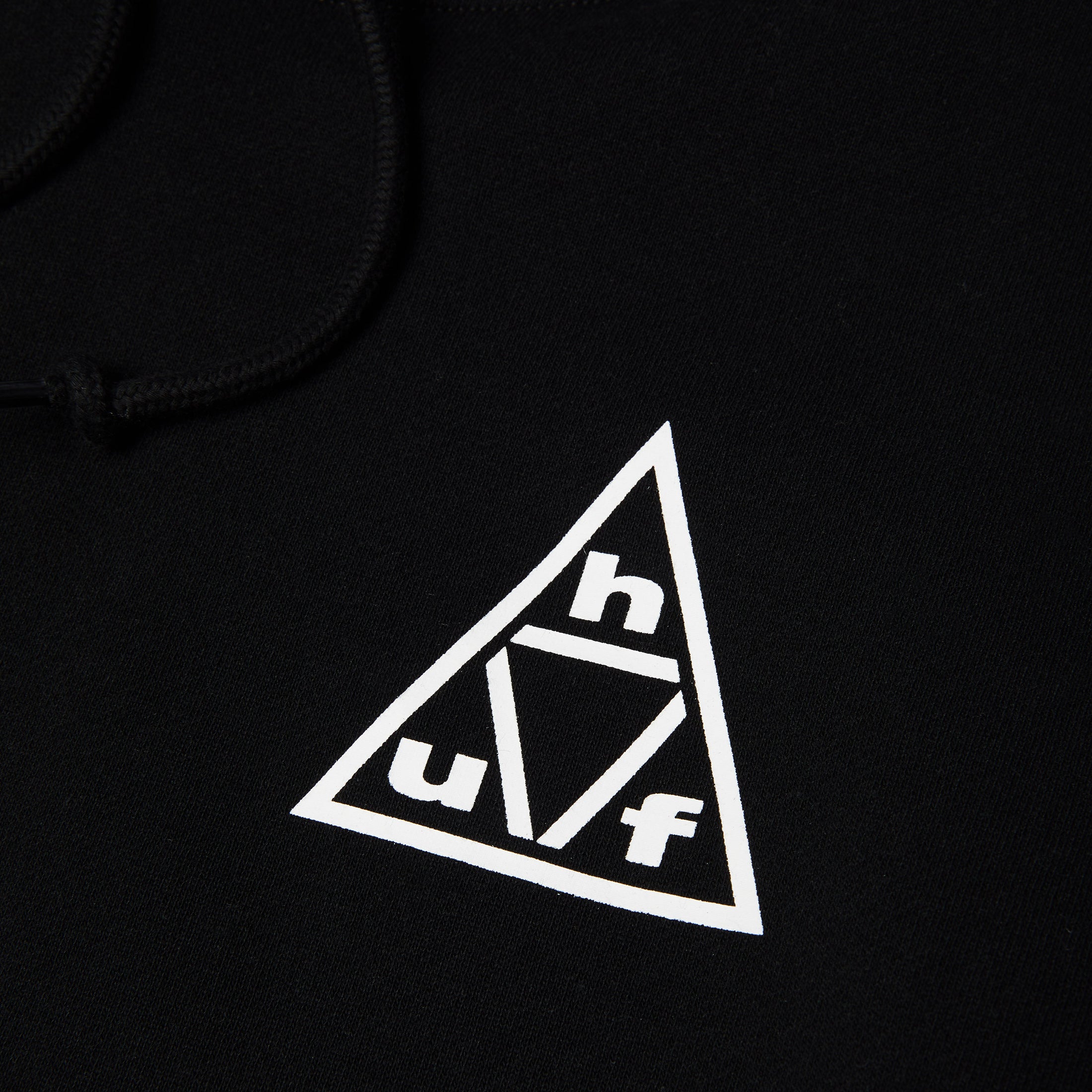 HUF Triple Triangle Pullover Hoodie Black / White