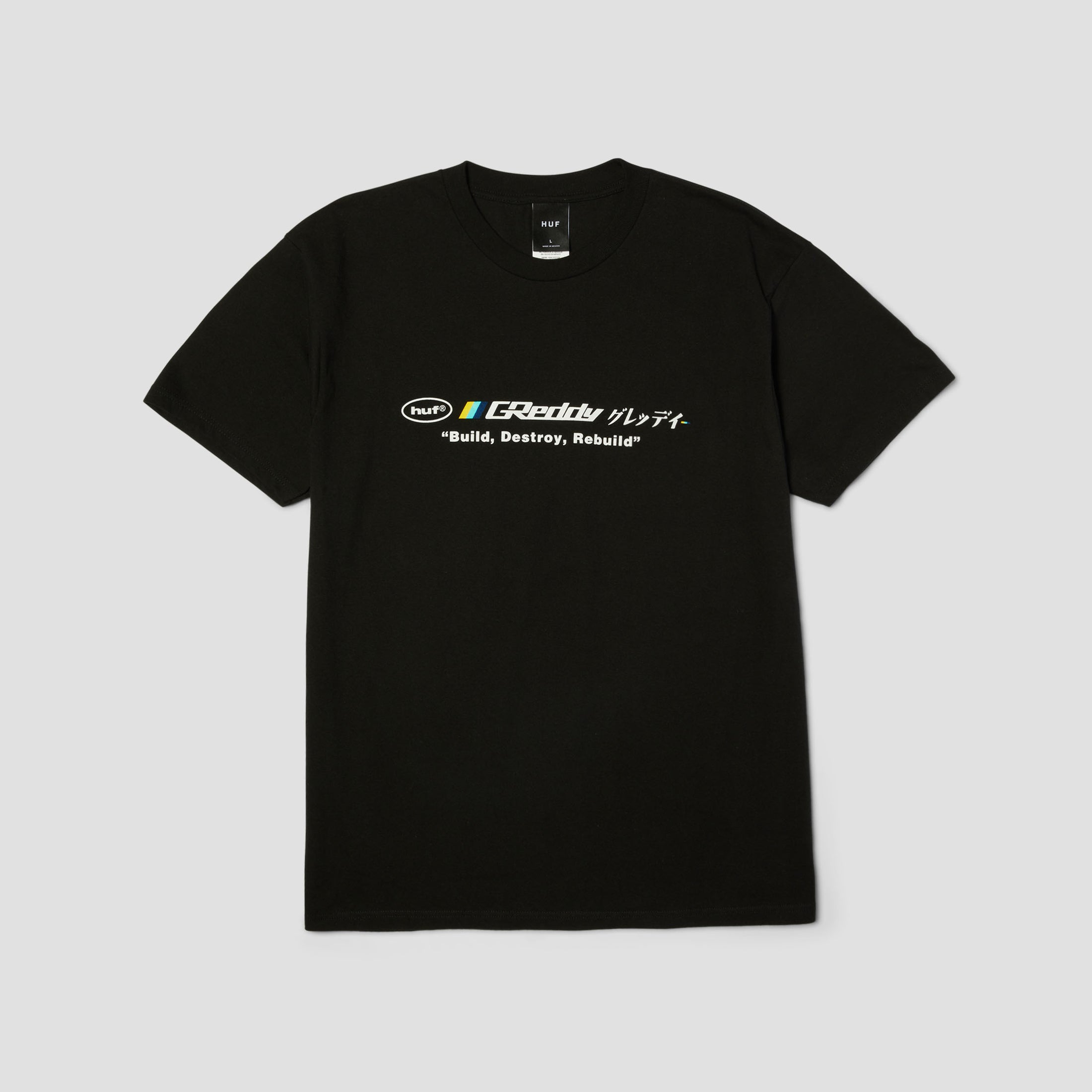 HUF x GReddy Motors T-Shirt Black