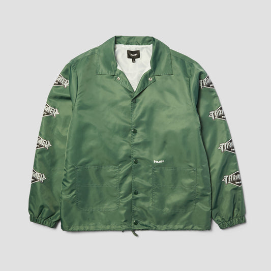 HUF x Thrasher Logo Jacket Forest Green