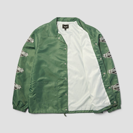 HUF x Thrasher Logo Jacket Forest Green