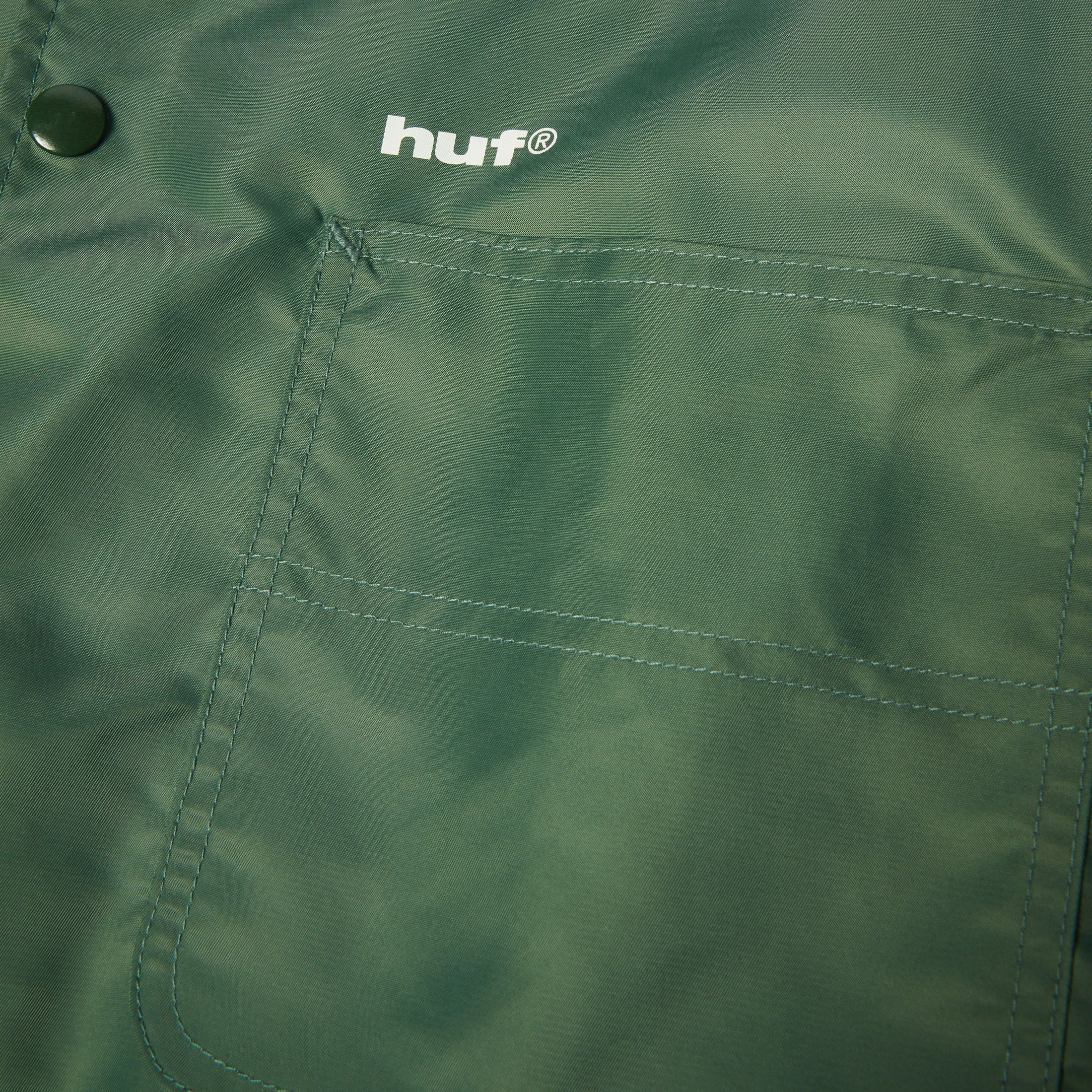 HUF x Thrasher Logo Jacket Forest Green
