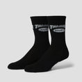 Load image into Gallery viewer, HUF x Thrasher Logo Sock Black

