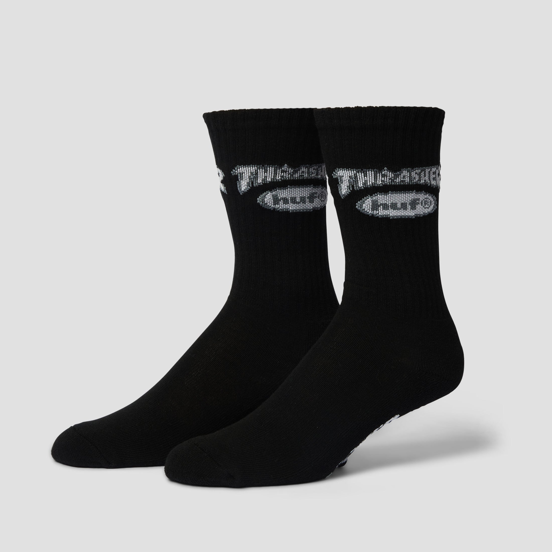 HUF x Thrasher Logo Sock Black