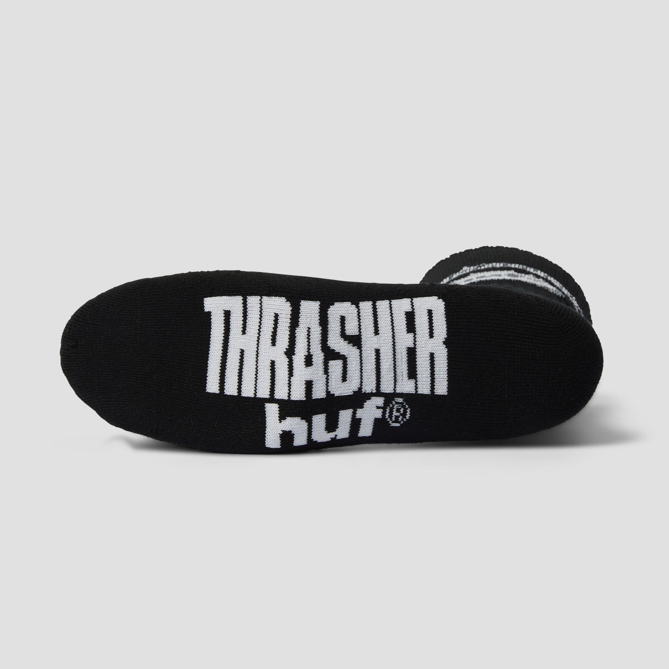 HUF x Thrasher Logo Sock Black