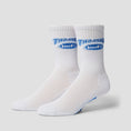 Load image into Gallery viewer, HUF x Thrasher Logo Sock White
