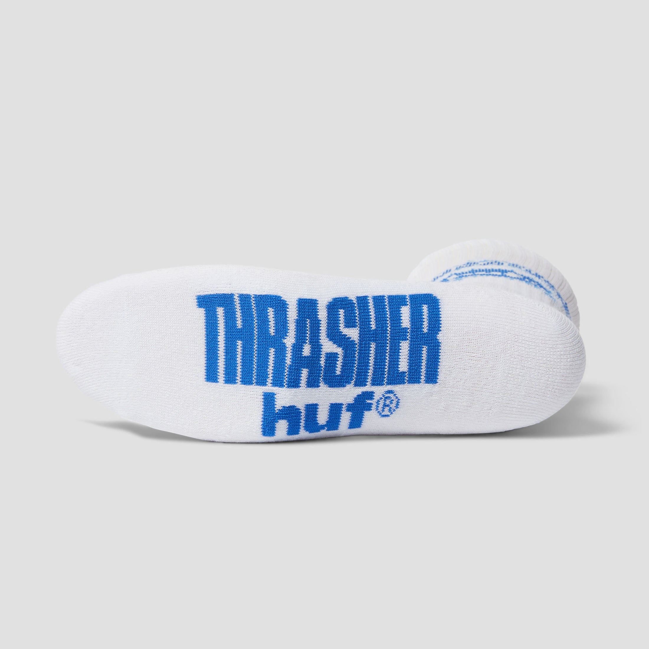 HUF x Thrasher Logo Sock White