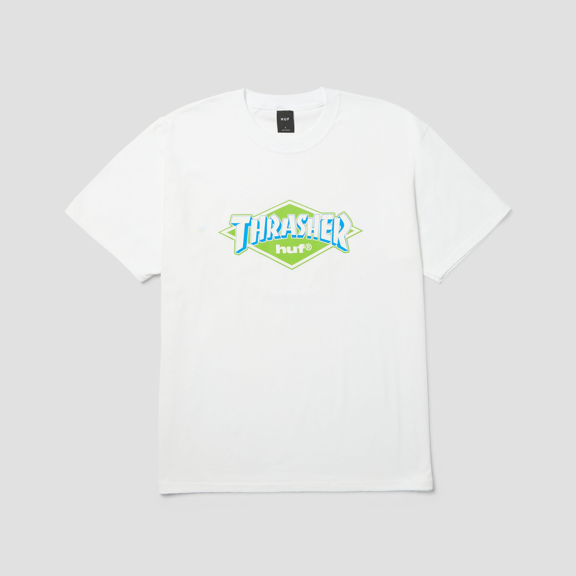 HUF x Thrasher Logo T-Shirt White