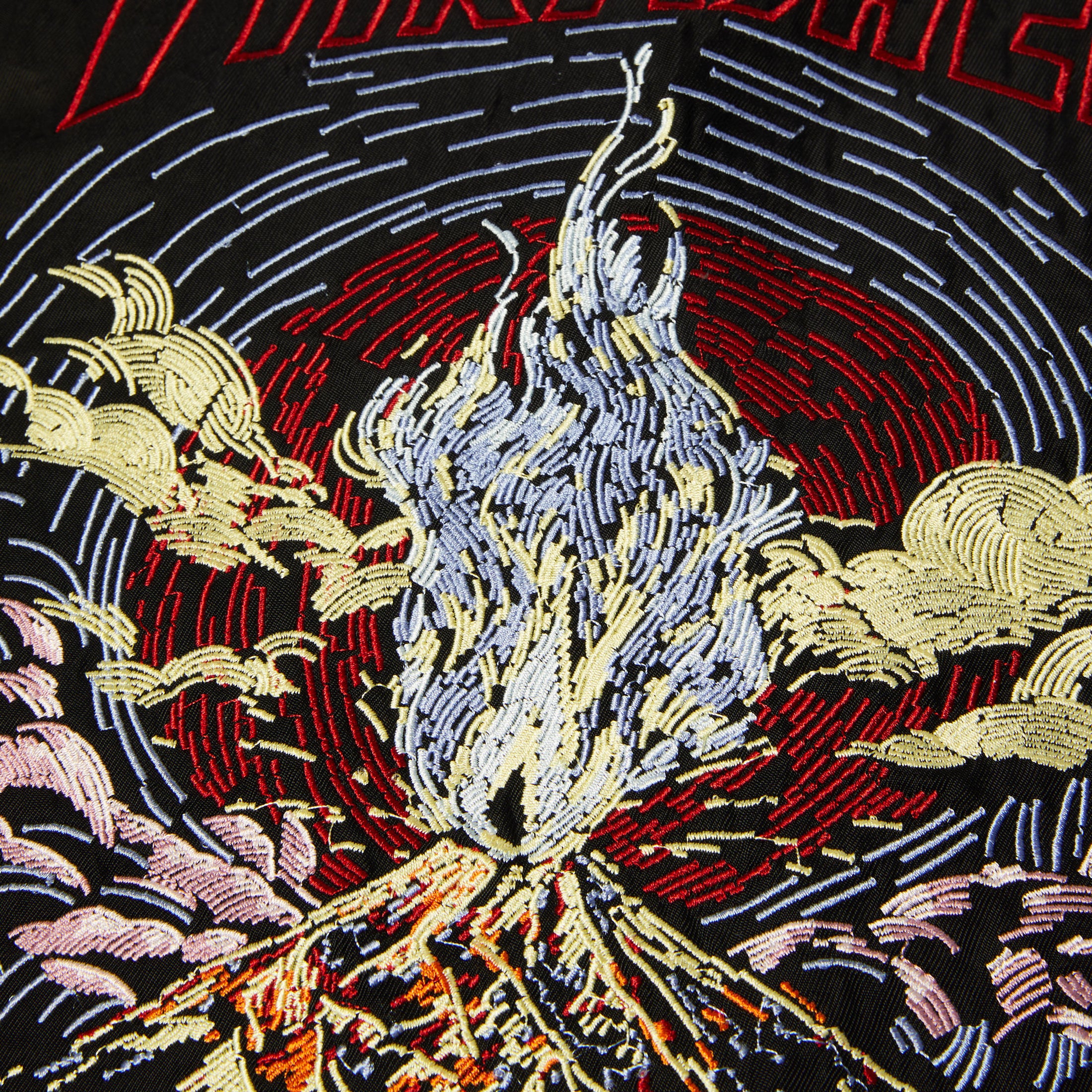 HUF x Thrasher Trucker Jacket Black