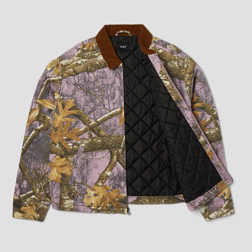 HUF x Realtree Megablast Work Jacket Lilac – Slam City Skates