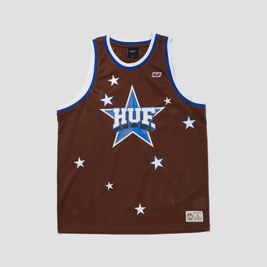 Huf All Star Basketball Jersey Brown