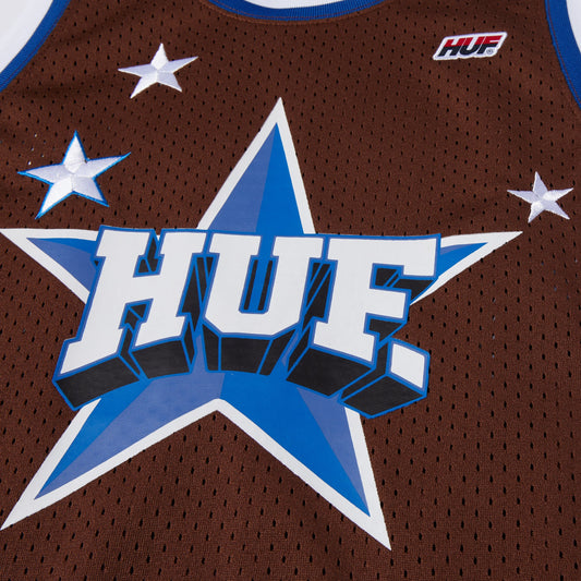 Huf All Star Basketball Jersey Brown
