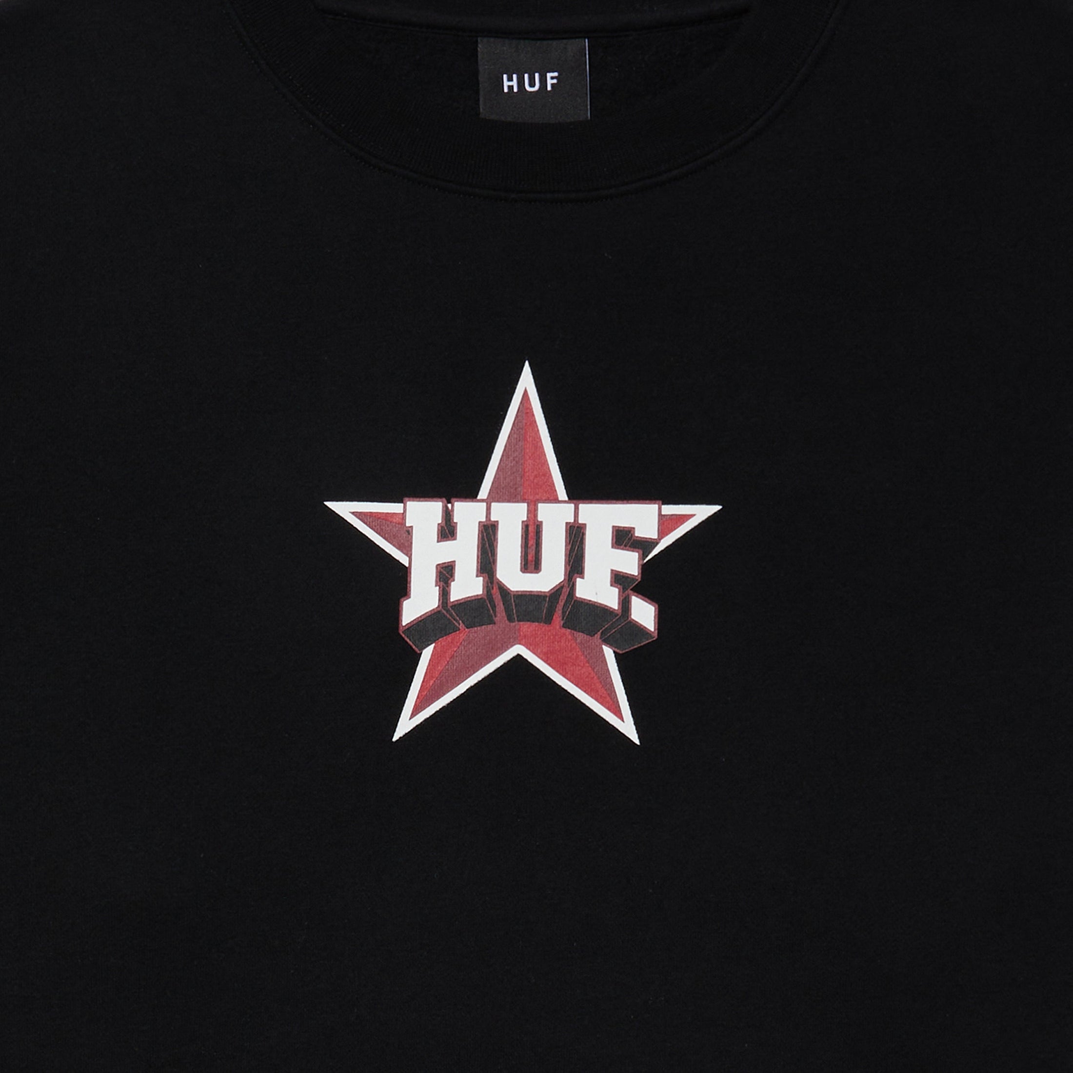 Huf All Star Crewneck Black
