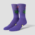 Load image into Gallery viewer, Huf As A Kite Crew Socks Purple
