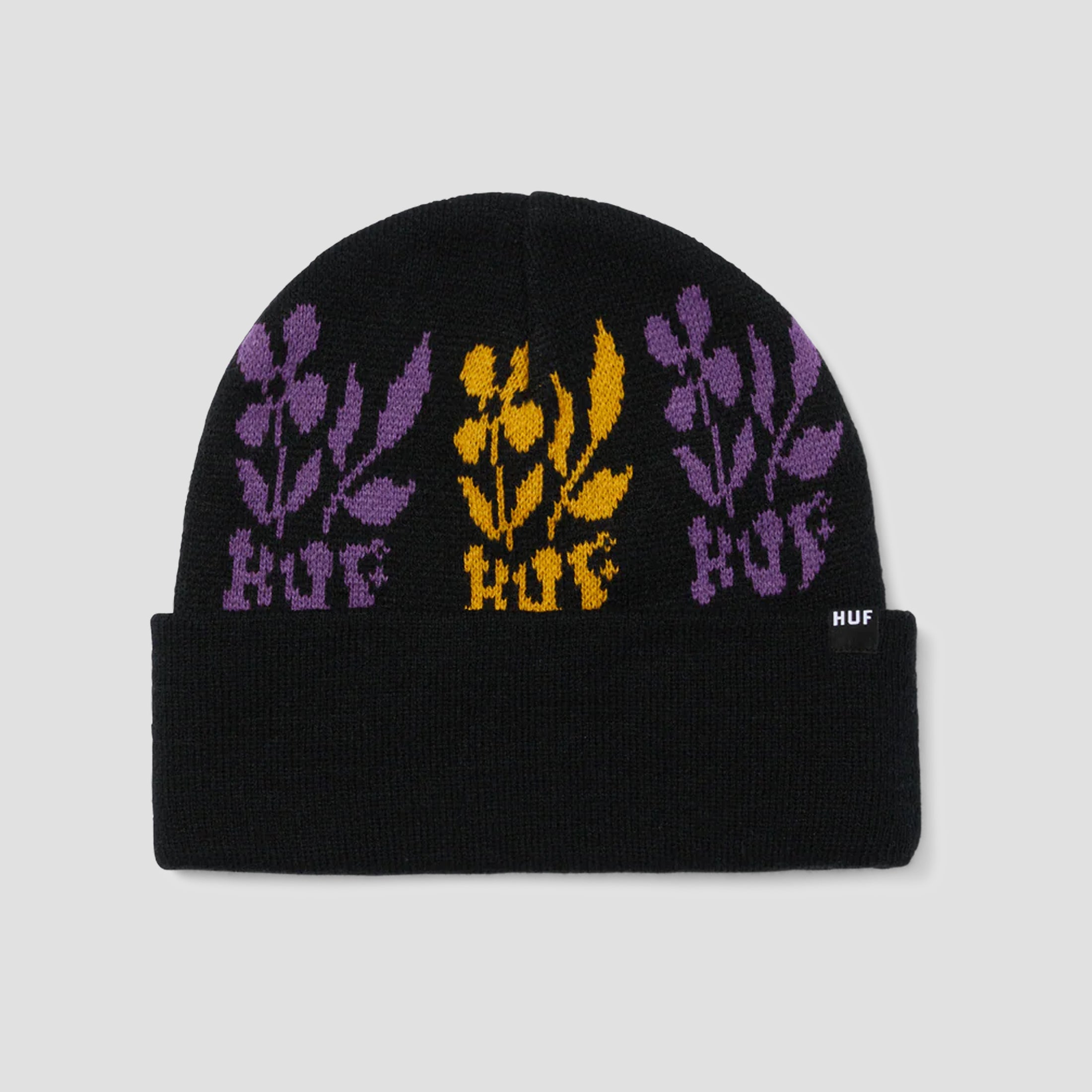 HUF Blossom Beanie Black