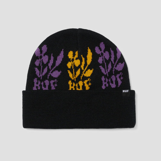 HUF Blossom Beanie Black