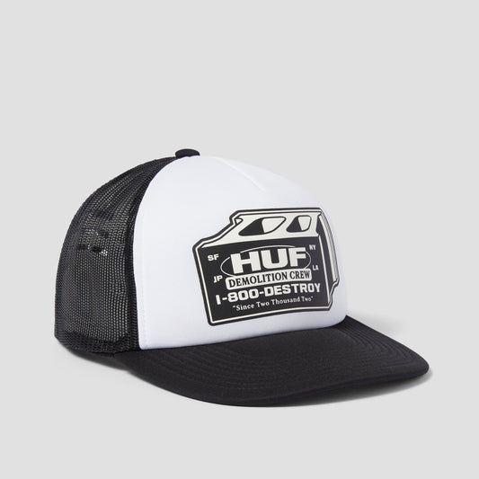 Huf Demolition Crew Trucker Hat Black