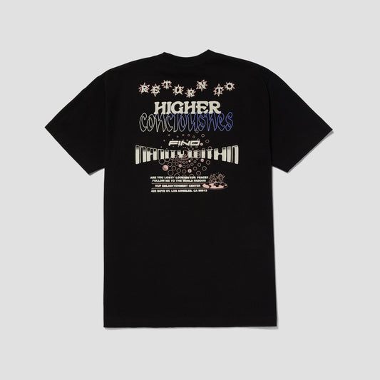 Huf Enlightenment Center T-Shirt Black
