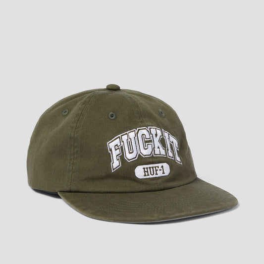 Huf Fuck It 6 Panel Hat Dried Herb