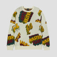 Load image into Gallery viewer, HUF Paid In Full Crewneck Sweater Cream
