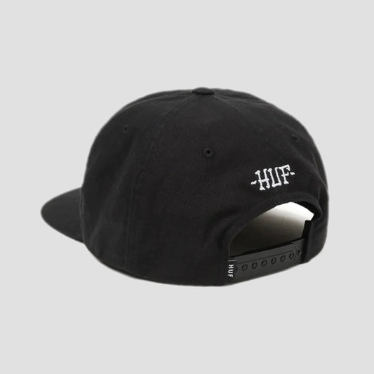 HUF Twin Dragon Cv 6 Panel Hat Black