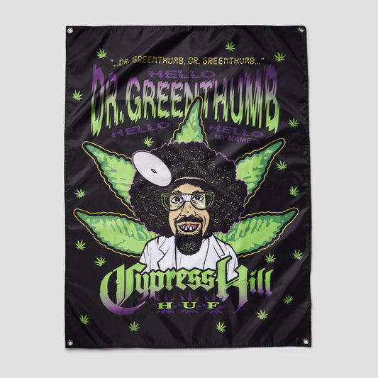Huf x Cypress Hill Dr Greenthumb Banner