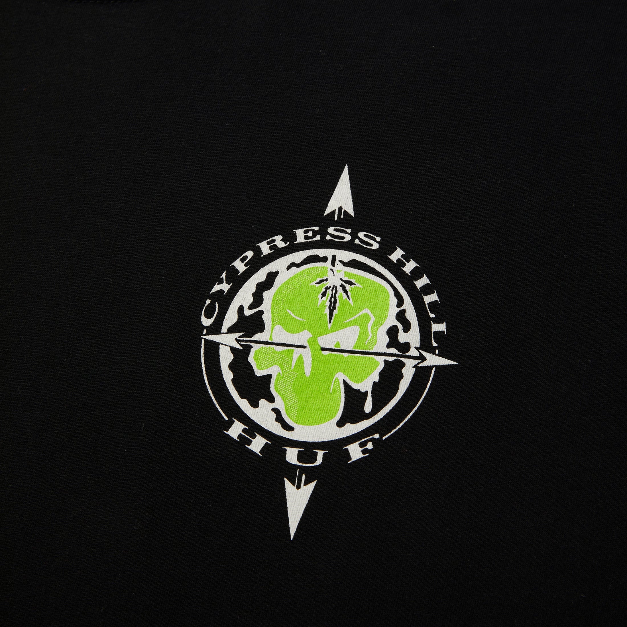 Huf x Cypress Hill Cypress Triangle T-Shirt Black