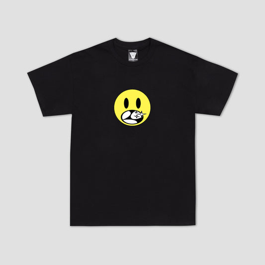 Limosine Happy Face T-Shirt Black