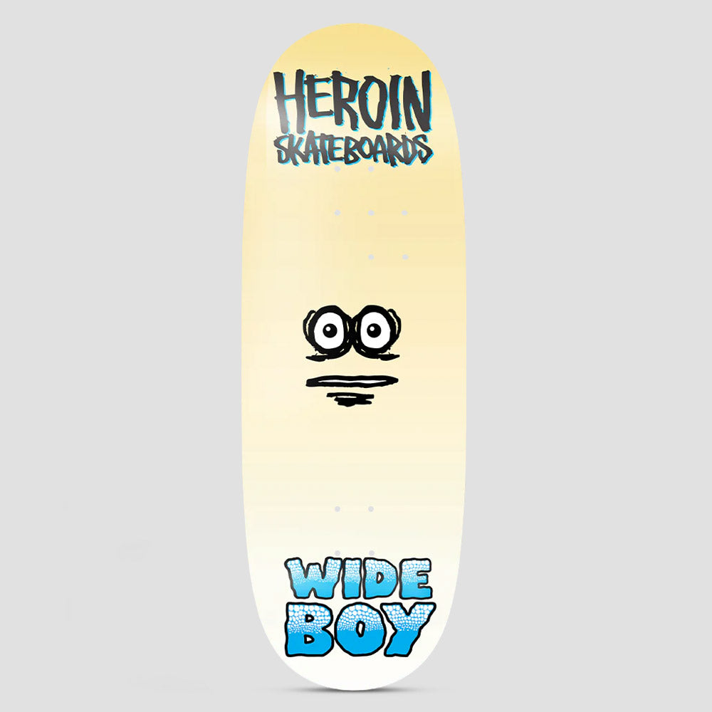 Heroin 10.75 Wide Boy Face Skateboard Deck