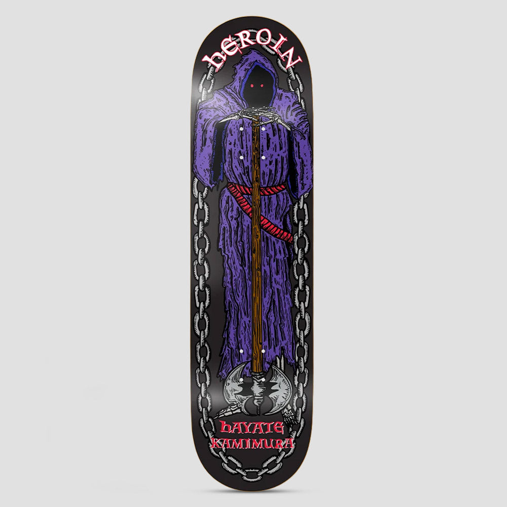 Heroin 8.25 Hayate KO2 Axeman Skateboard Deck