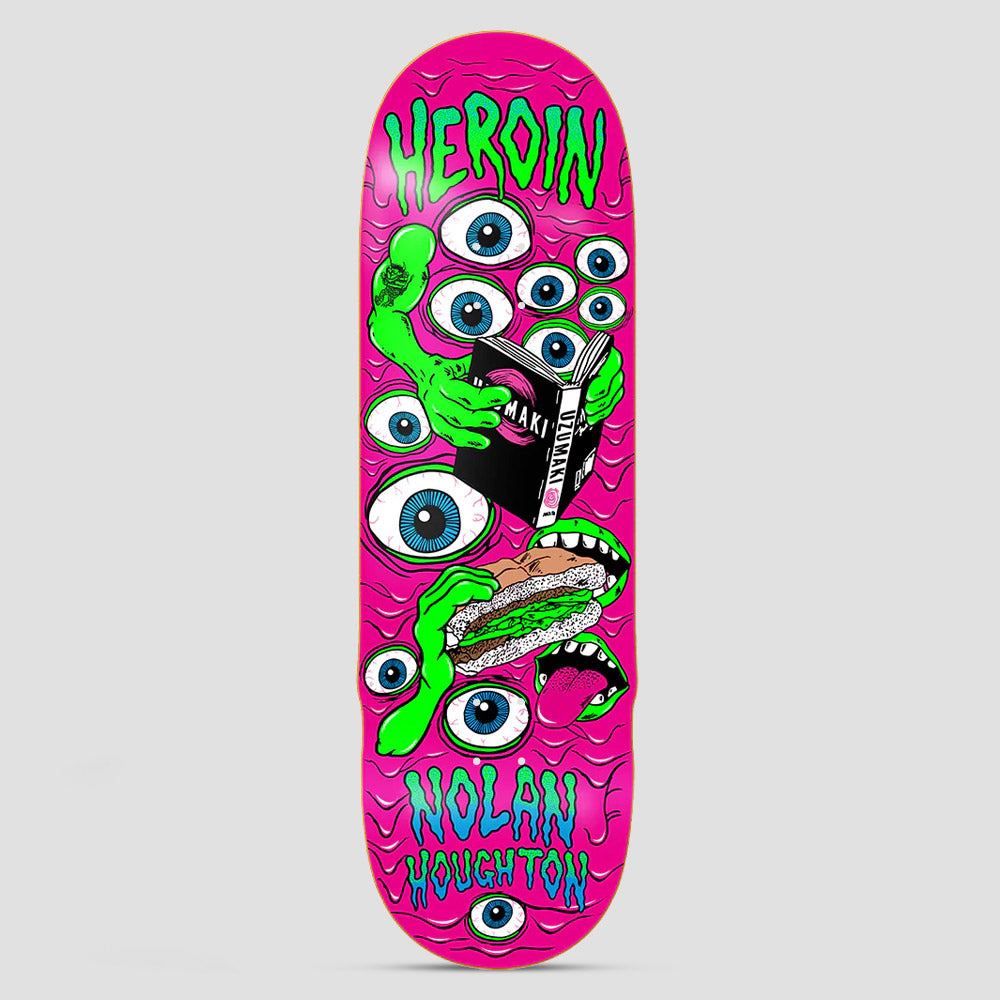 Heroin 9.5 Nolan Houghton Mutate or Die Skateboard Deck