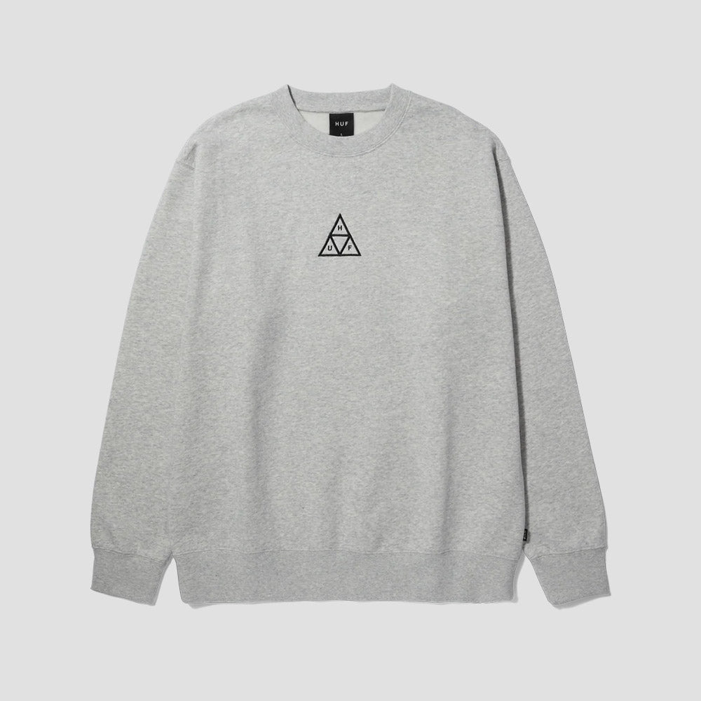 Huf Set Triple Triangle Crewneck Heather Grey